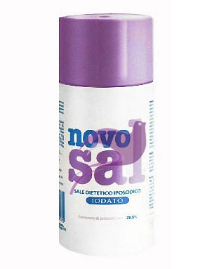NovoSal Linea Alimentazione Sana Sale Iodato Iposodico Saliera 300 g