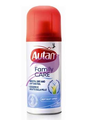 Autan Linea Family Care Spray Secco Delicato Insetto-Repellente 100 ml