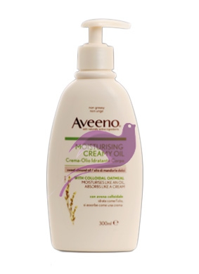 Aveeno Linea Cura Quotidiana della Pelle Crema Olio Idratante Corpo 300 ml