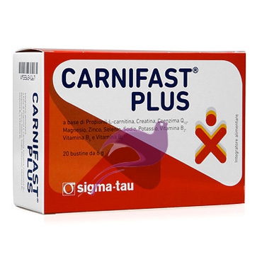 SigmaTau Linea Benessere ed Energia CarniFast Plus Integratore 20 Bustine