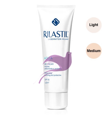Rilastil Linea Aqua Idratazione Profonda BB Cream Crema Viso Colorata 40ml Light