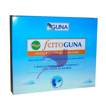 Guna Linea Vitamine Minerali ferroGuna Integratore Alimentare Ferro 28 Bustine