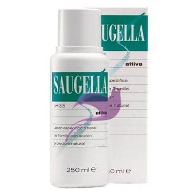 Saugella Linea Attiva Verde Dermoliquido Detergente Intimo Delicato 250 ml