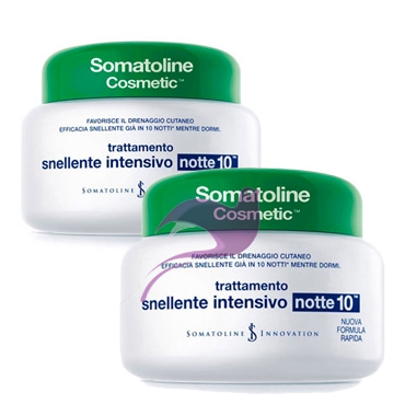 Somatoline Cosmetic Linea Snellenti Trattamento Intensivo Notte10 2 Vasi 400 ml