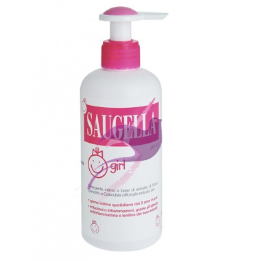 Saugella Linea Girl Ragazze Dermoliquido Detergente Intimo Delicato 200 ml