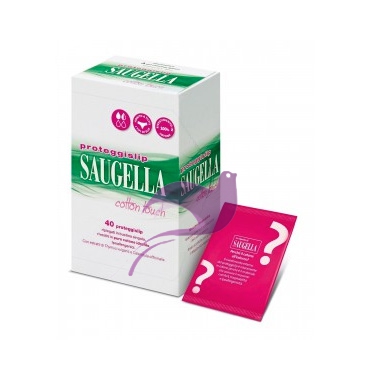 Saugella Linea Cotton Touch 40 Proteggislip in Puro Cotone Ripiegati in Bustina