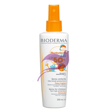 Bioderma Sole Linea Photoderm SPF50+ KID Lozione Spray Pelli Sensibili 200 ml