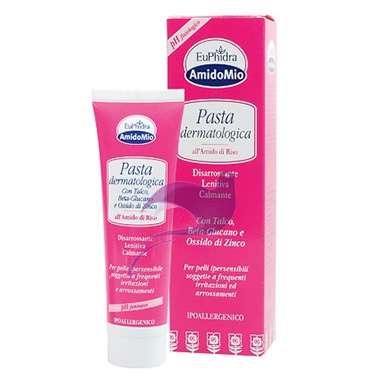 EuPhidra Linea AmidoMio Pasta Dermatologica Amido di Riso Pelli Sensibili 100 ml