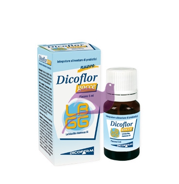 Dicofarm Linea Intestino Sano Dicoflor Gocce Probiotico Integratore 5 ml