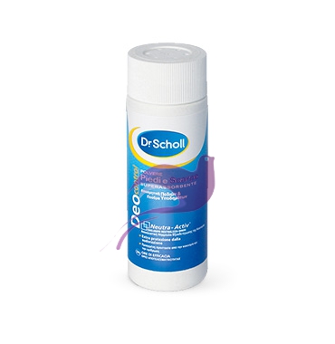 Scholl Linea Sudorazione Piedi Trattamento Polvere Deodorante Piedi Scarpe 75 g