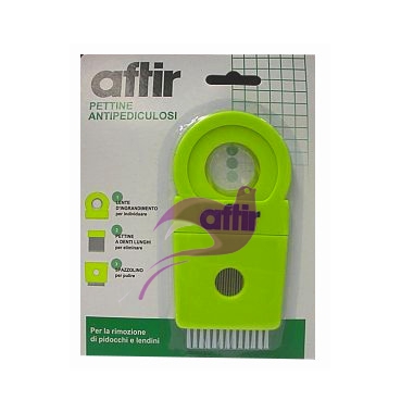 Aftir Linea Anti-Pediculosi Pettine Antiparassitario Rimuove Pidocchi e Lendini