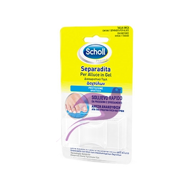 Scholl Linea Calli e Durezze Trattamento Dolore 1 Separadita Alluce in Gel