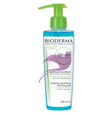 Bioderma Linea Sebium Gel Moussant Detergente Equilibrante Pelli Grasse 200 ml