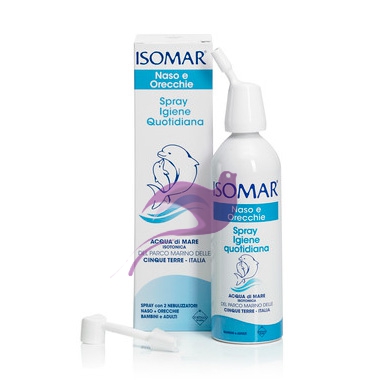 Isomar Linea Pulizia e Salute del Naso Acqua di Mare Igiene Quotidiana 100 ml