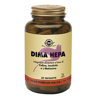 Solgar Linea Fegato Sano DIMA HEPA Integratore Alimentare 50 Tavolette