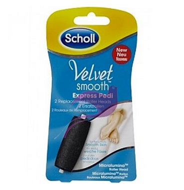 Scholl Linea Pedicure Professionale Velvet Soft Roll Confezione da 2 Ricambi