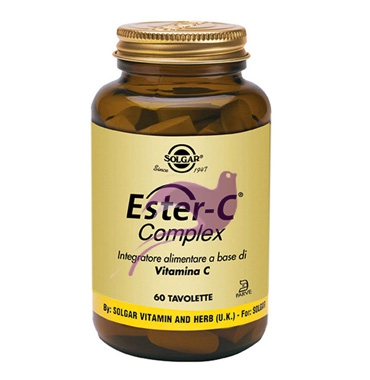 Solgar Linea Vitamine Minerali Ester-C Complex Integratore 60 Tavolette