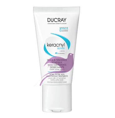 Ducray Linea Pelle Acneica e Grassa Keracnyl Repair Crema Riparatrice 50 ml