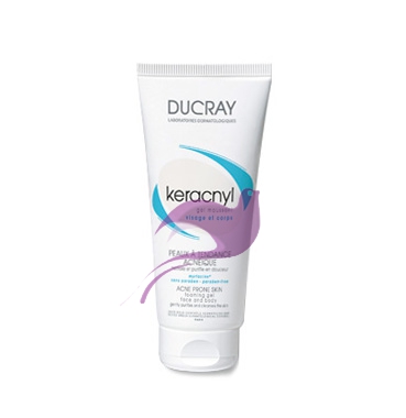 Ducray Linea Pelle Mista e Grassa Keracnyl Gel Detergente Purificante 200 ml