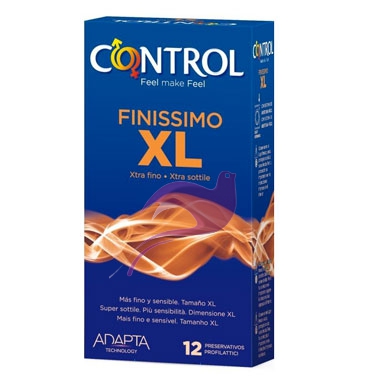 Control Linea Contraccezione Protezione 6 Profilattici Finissimo XL UltraSottili
