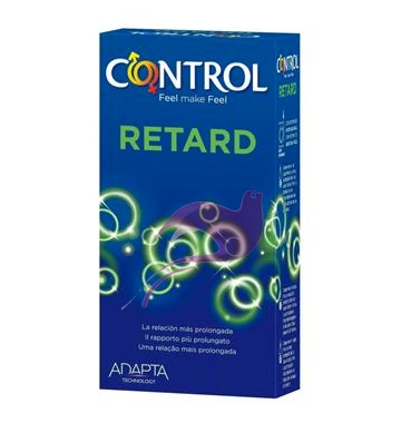 Control Linea Contraccezione Protezione 6 Profilattici Ritardanti Adapta Retard