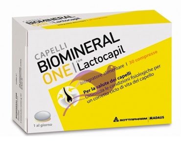 Biomineral Linea Hair Terapy One con Lactopil Plus Capelli Deboli 30 Compresse