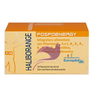 Eurospital Linea Vitamine Minerali Haliborange Fosfoenergy 10 Flaconcini 10 ml