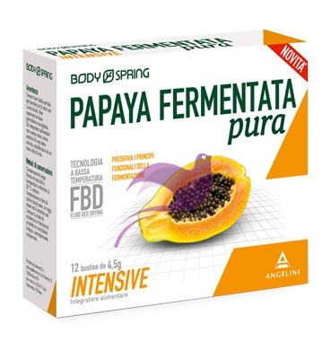 Body Spring Linea Benessere Energia Papaya Fermentata Pura Intensive 12 Buste