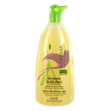 A-Derma Linea Les Indispensables Latte D'Avena Gel Doccia Surgras 750 ml