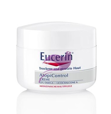 Eucerin Linea AtopiControl Crema Zone Specifiche Viso Corpo Pelli Atopiche 75 ml