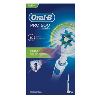 Oral-B Linea Igiene Dentale Quotidiana PC 600 CrossAction Spazzolino Elettrico