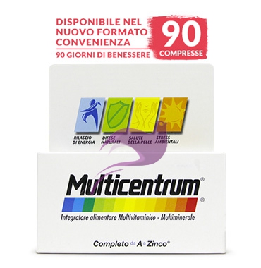 Multicentrum Linea Vitamine Minerali Classic Integratore Alimentare 90 Compresse