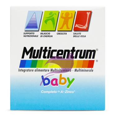 Multicentrum Linea Vitamine Minerali Baby Integratore Alimentare Bambini 14Buste