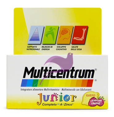 Multicentrum Linea Vitamine Minerali Junior Integratore 30 Compresse Masticabili
