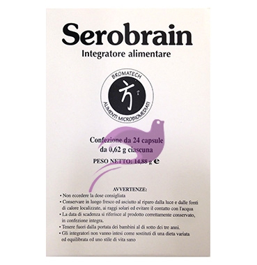 Bromatech Linea Benessere Energia Serobrain Integratore Alimentare 24 Capsule