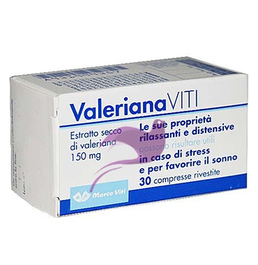 Marco Viti Linea Sonno Relax Valeriana Integratore Alimentare 30 Compresse