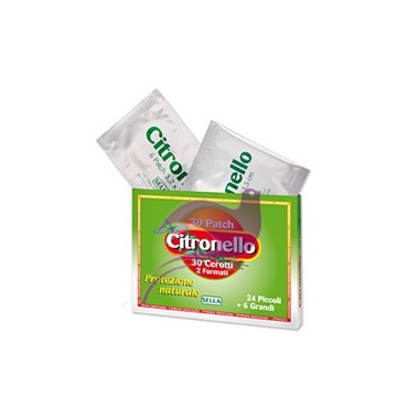 Sella Linea Anti-Zanzare Citronello Protezione Naturale 30 Cerotti 2 Formati