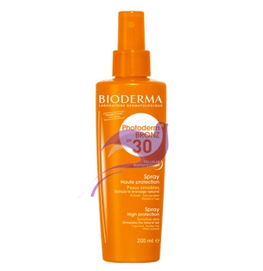 Bioderma Sole Linea Photoderm SPF30 Bronz Spray Solare Pelli Sensibili 200 ml