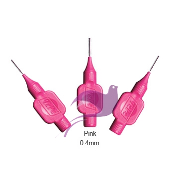 TePe Linea Cura Dentale Quotidiana 6 Scovolini Interdentali 0,4 Colore Rosa