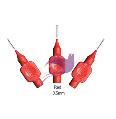 TePe Linea Cura Dentale Quotidiana 6 Scovolini Interdentali 0,5 Colore Rosso