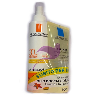 La Roche Posay Linea Anthelios SPF30 Spray Ultra Fresco + Lipikar Lavante