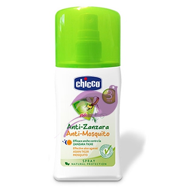 Chicco Linea Zanza No Protezione Delicata Insetto-Repellente Baby Spray 100 ml