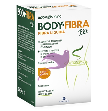 Body Spring Linea Intestino Sano Body Fibra Pi Integratore Gusto Esotico 12 Bus