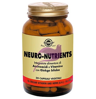 Solgar Linea Mente Sana e Tonica Neuro-Nutrients Integratore 30 Capsule
