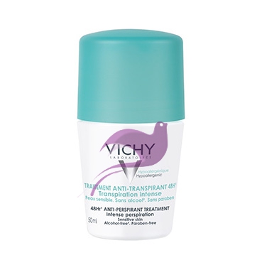 Vichy Linea Deo Anti-Traspirante Deodorante Roll-on con Sali Di Alluminio 50 ml