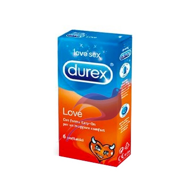 Durex Linea Classica Love Easy On Condoms Confezione con 6 Profilattici