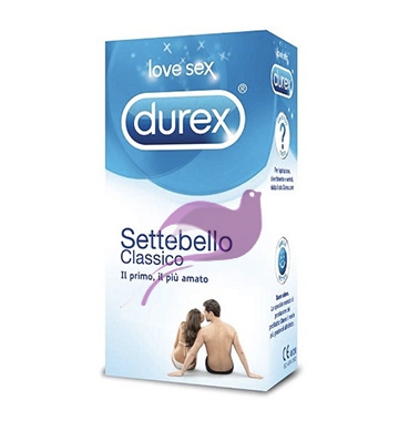 Durex Linea Classica Settebello Cassico Condom Confezione con 12 Profilattici