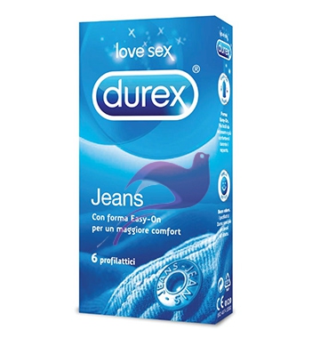 Durex Linea Classic Jeans Vestibilit Easy On Confezione con 12 Profilattici