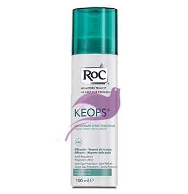 RoC Linea Deodoranti Keops Deodorante Spray Fresco Vaporizzatore No Gas 100 ml