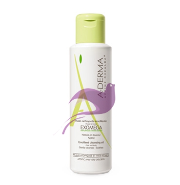 A-Derma Linea Exomega Pelli Atopiche Secche Olio Detergente Emolliente 200 ml